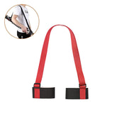 Adjustable Skiing Pole Handle Strap Nylon Carrier Ski Strap-Red