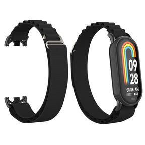 Nylon Sports Strap with Adjustable Metal G-hook for Mi 8 Watch-Black B