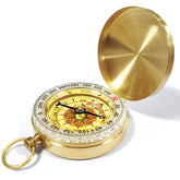 Camping Survival Pocket Compass with Luminous for Hiking