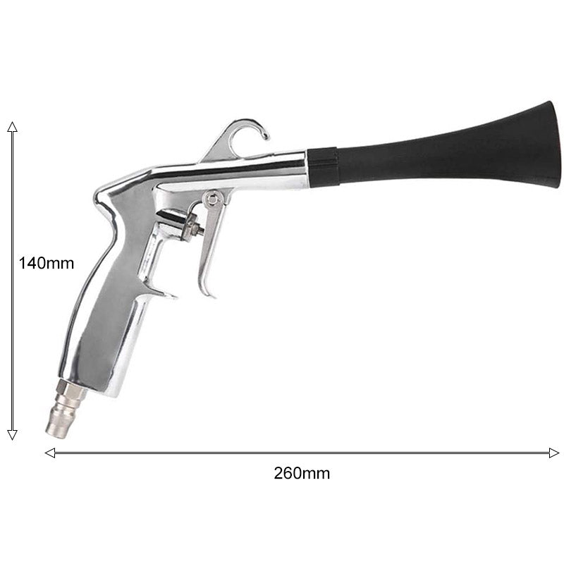 High Pressure Car Spraying Washing Gun with Cleaning Nozzle Air Pulse-Trumpet