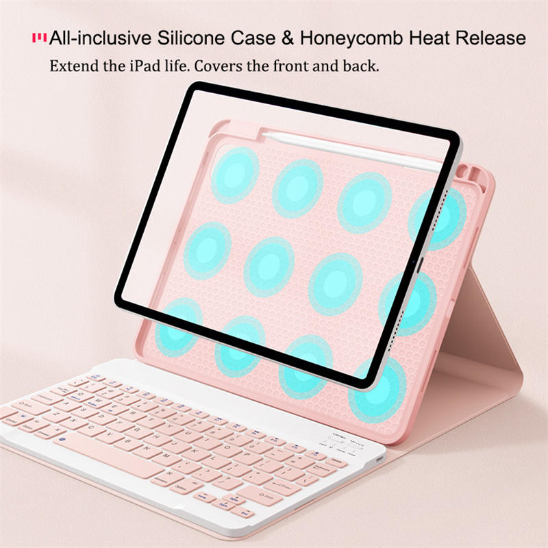 Detachable Keyboard Case with Pencil Holder for iPad Air 4/Air 5/Pro 11-Jasper