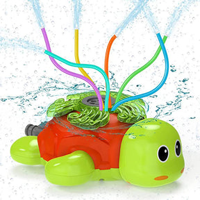 Outdoor Water Sprinkler for Kids Turtle Backyard Lawn Sprayer Toy Fun for Summer Days