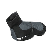 Reflective Waterproof Windproof Dog Coat Cold Weather Warm Jacket-Black