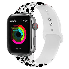 Soft Silicone Cartoon Mickey Mouse Bands for Apple Watch Series SE/6/5/4/3/2/1-C4