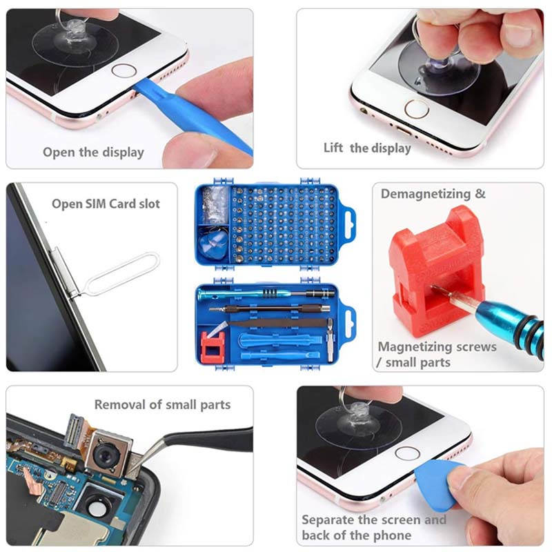 110 in 1 Precision Screwdriver Set  Repair Tool for Cellphone Computer