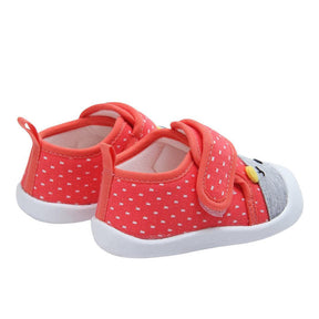 Girls Boys Breathable Non-Slip Sneakers First Walkers Shoes-Pink