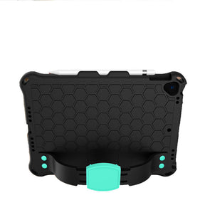 Hive iPad Case For iPad Pro/Air 10.5/iPad 10.2 Durable Stand Cover With Shoulder Strap-BlackAqua
