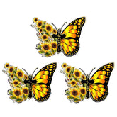 3Pcs Butterfly Flower Faith Christmas Tree Ornament