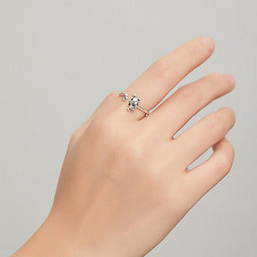 Cute Cat Adjustable Dainty Rings for Women