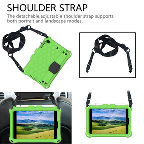 Hive iPad Case For iPad Mini 1/2/3/4/5 Durable Stand Cover With Shoulder Strap-GreenBlack