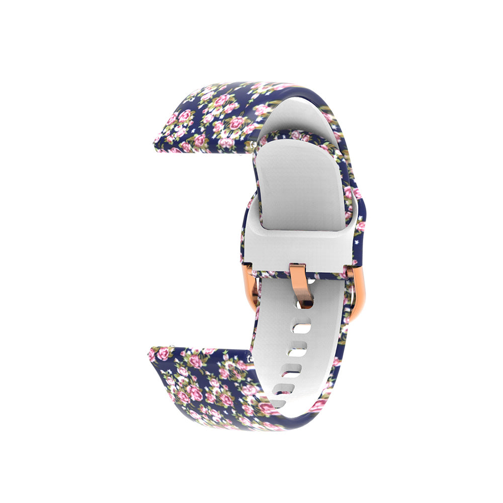 Silicone Printed Pattern Sports Bands For Samsung Gear S2 Classic Samsung Galaxy Watch 42mm(Printed4)